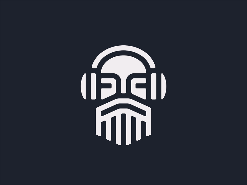 Bearded Man Logo