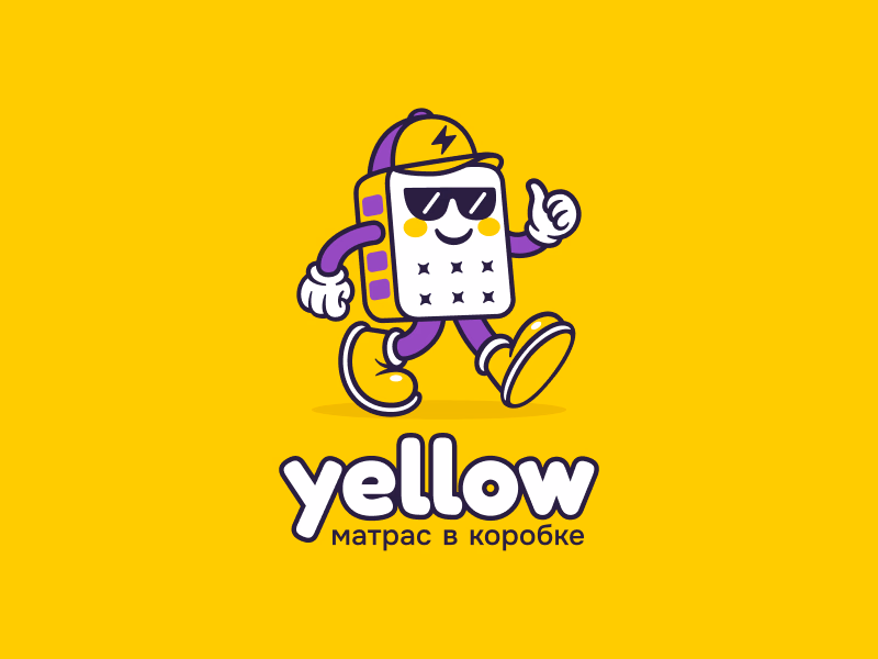yellow бренд ортопедических матрасов в коробке