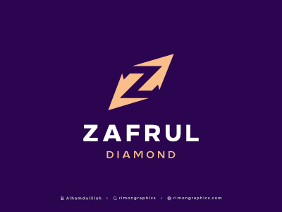 Zafrul Diamond Letter Z Logo