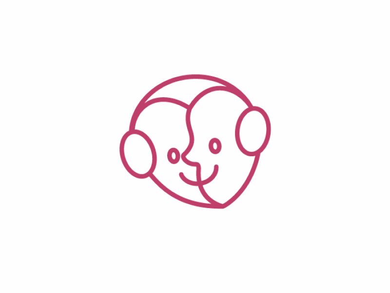 Two Faces In The Heart Logo