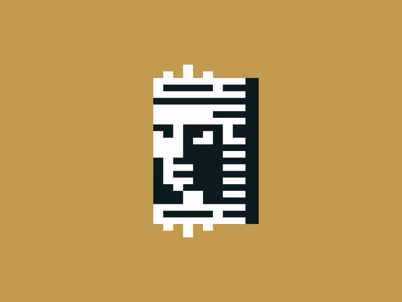 Geometric King Face Logo