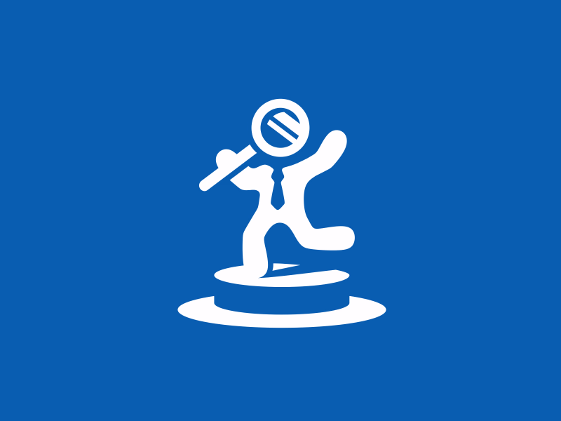 Magnifying Glass Man