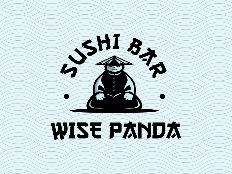 Panda monk logo
