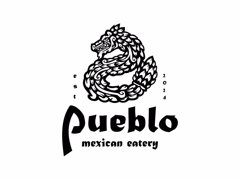 Aztec dragon logo