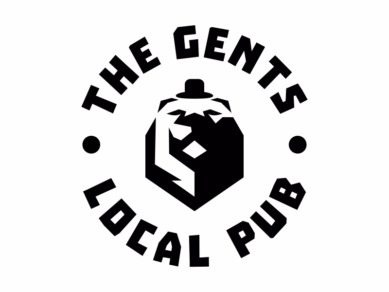 Bear gentleman logo