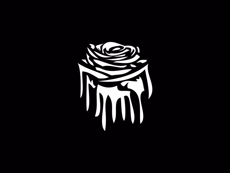Rose drip logo