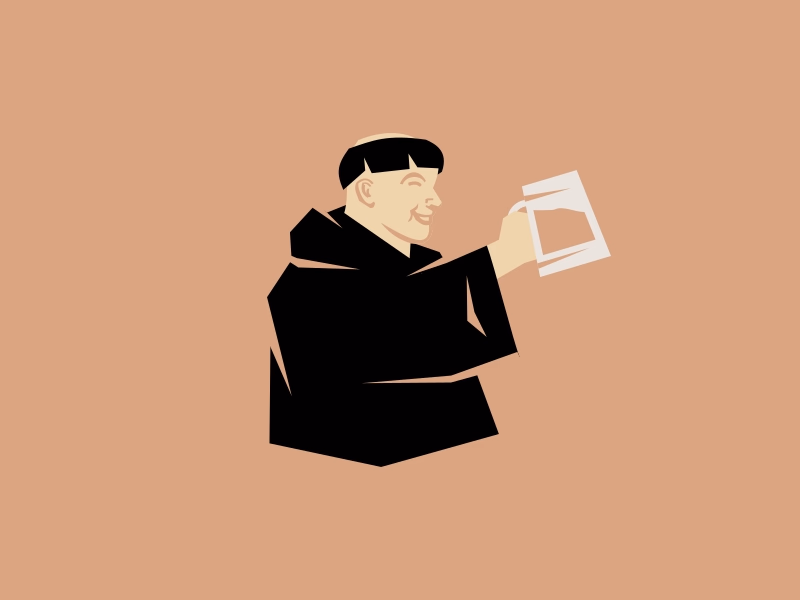 Monk beer logo
