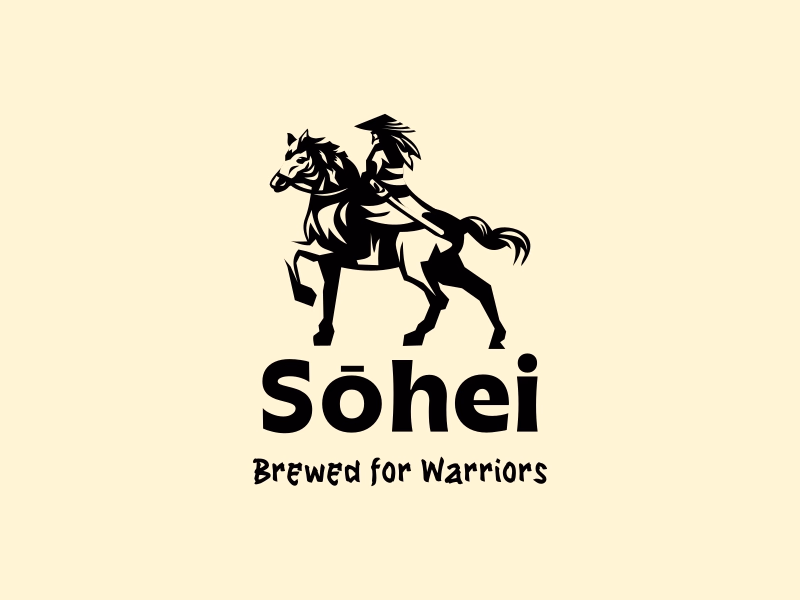 Samurai horseman logo
