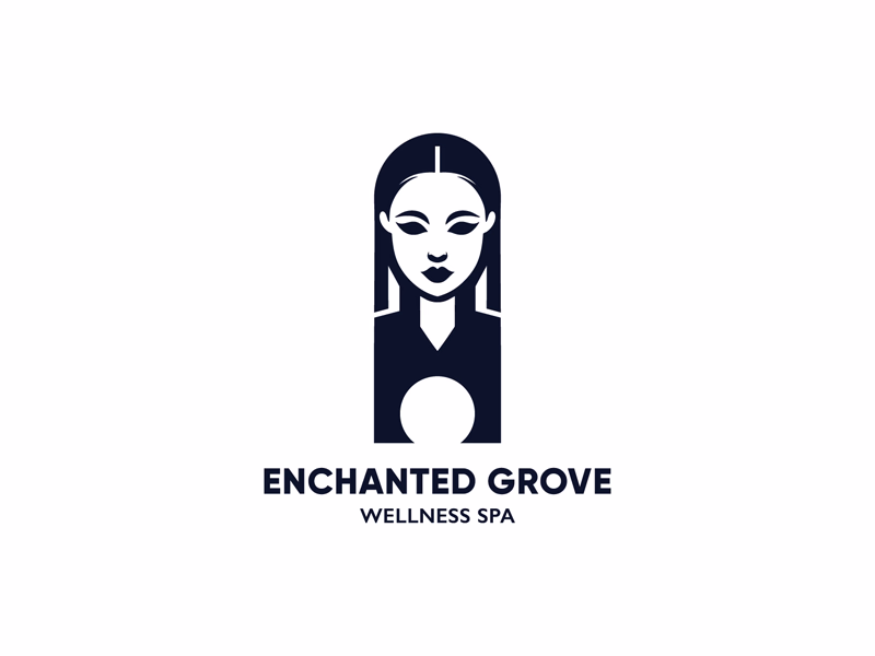ENCHANTED GROVE логотип для спа