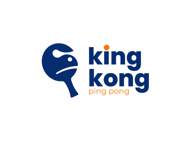 логотип для клуба настольного тенниса KING KONG