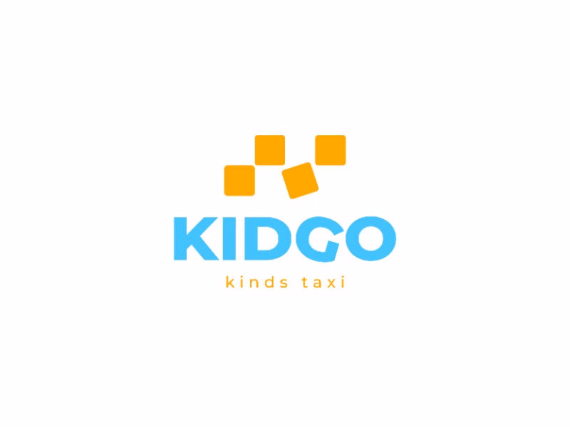 Логотип детского такси KidsGo