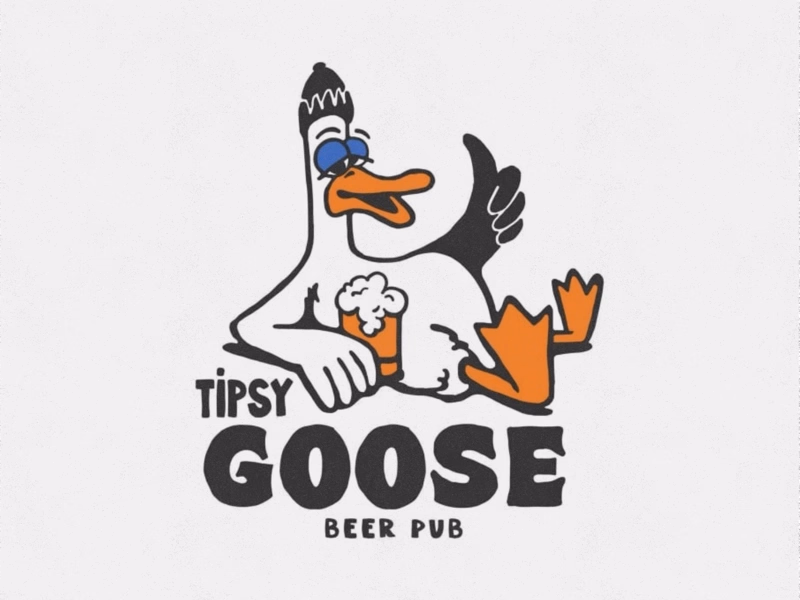 Tipsy goose