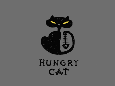 Hungry cat