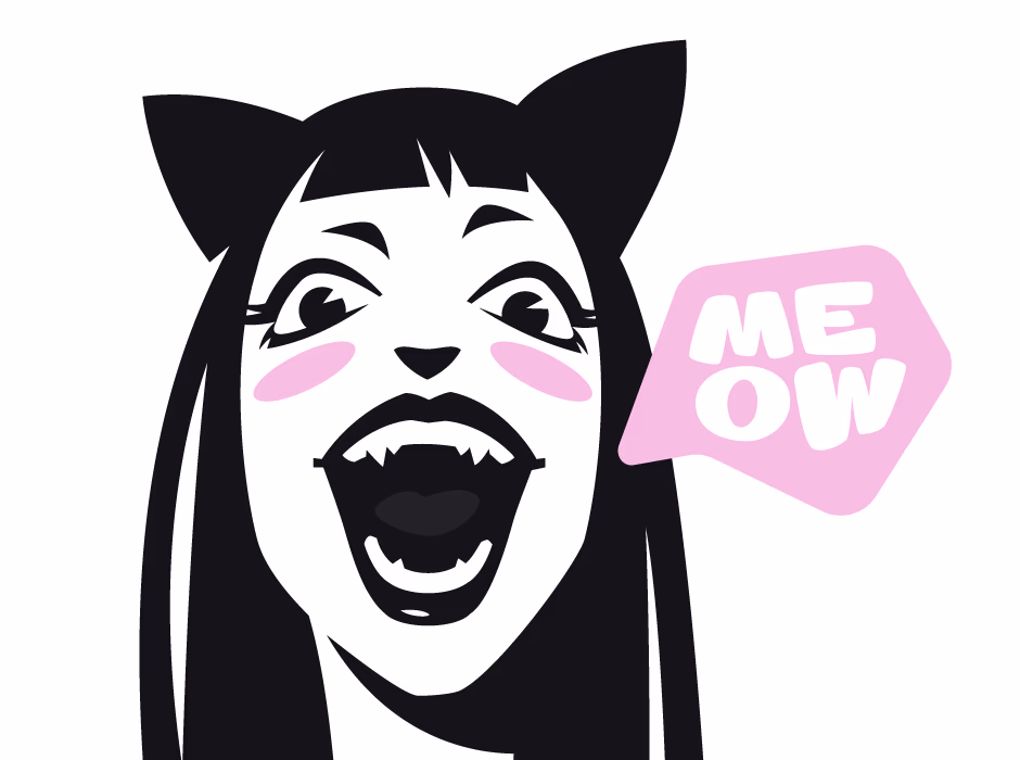cat girl presentation