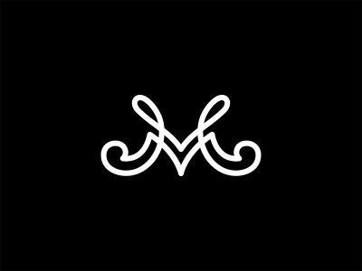 M logo mark