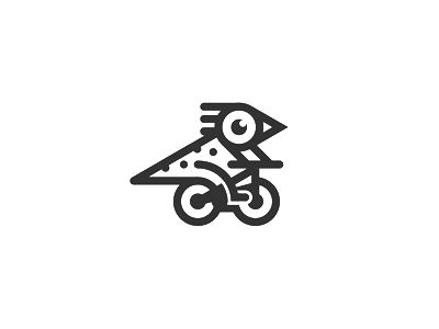 birdy on bike