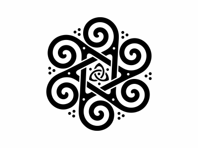 Triskele celtic sun