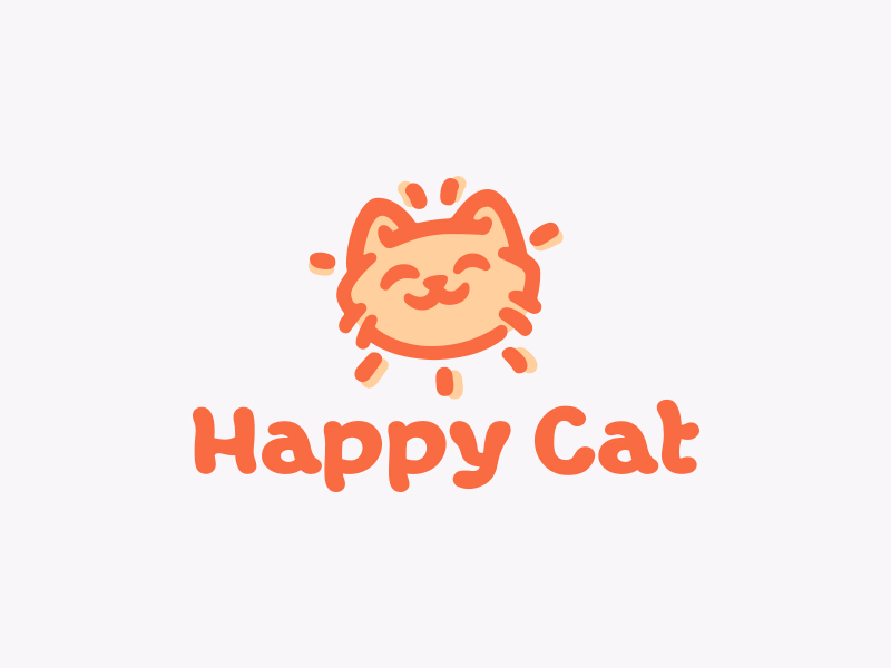 Счастливый кот