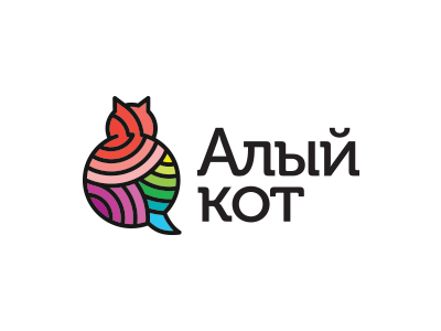 Алый кот