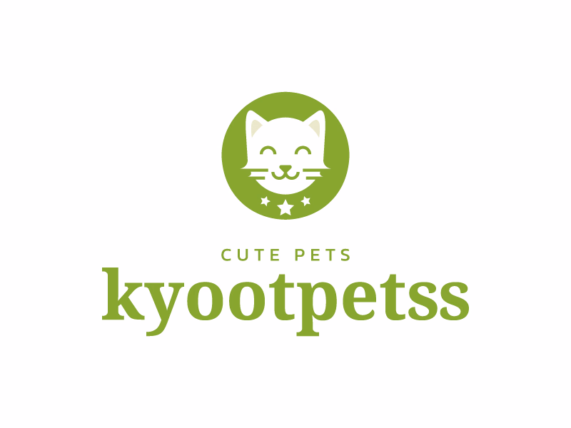 Adorable Cat Logo Design for Cute Pets