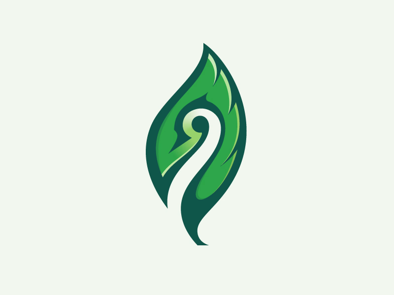 Bird and Leaf Logo