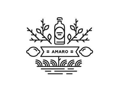 Set of drink icons